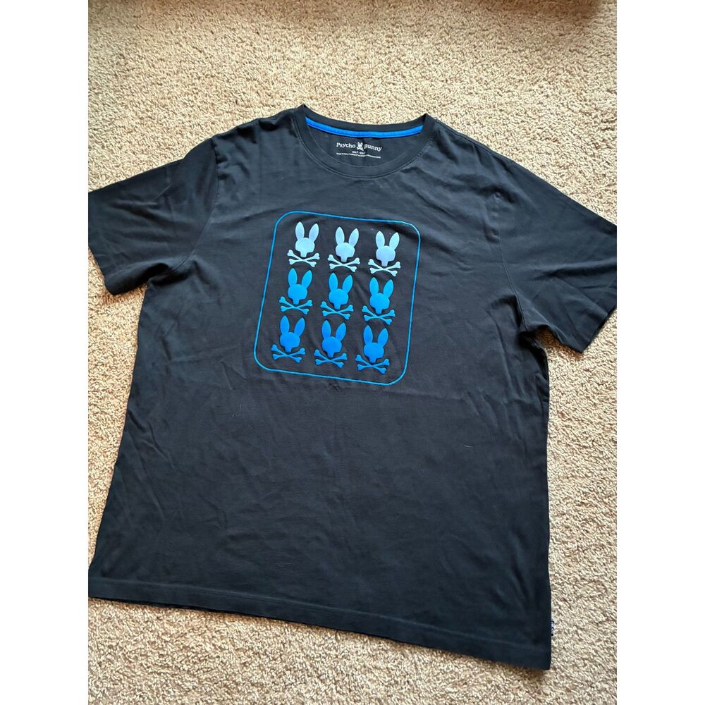 (SOLD) Psycho Bunny Graphic T-Shirt - Excellent Condition 2XLT 100% Pima Cotton